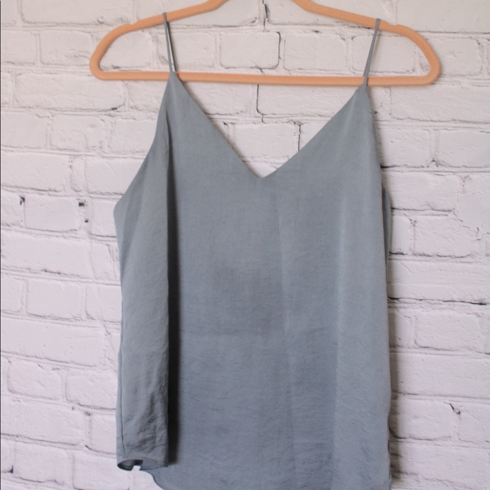 Express slate blue gorgeous tank top
